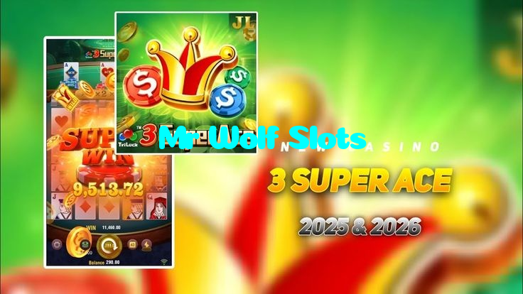 Mr Wolf Slots casino presented on mobile device in Pakistan with slots and live games